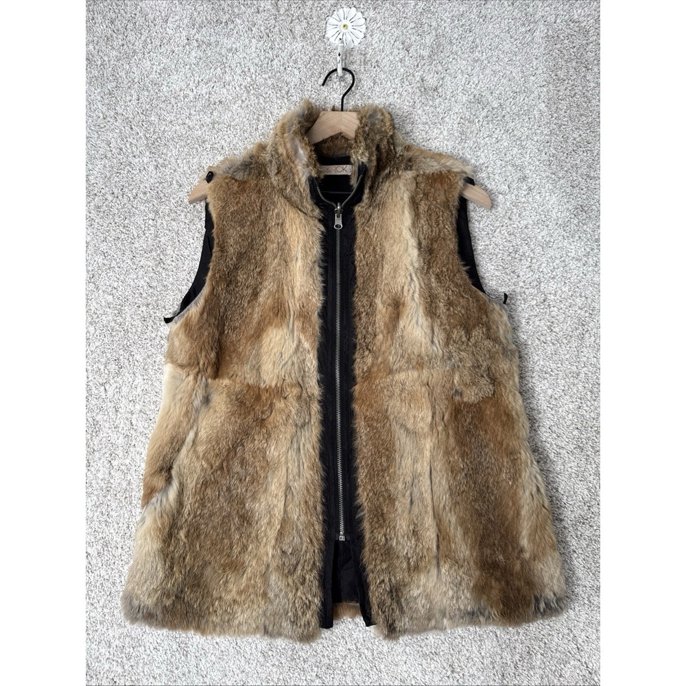 LaRok Luxe Rabbit Fur Vest Fits S /M
